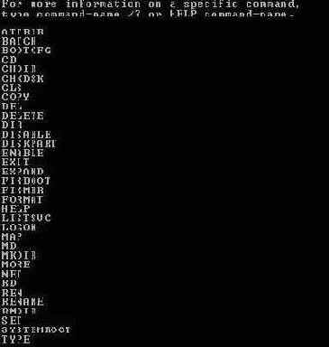   (Recovery Console)