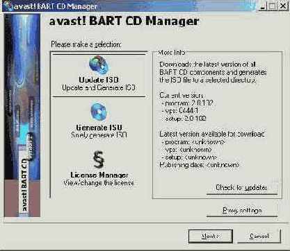  : Avast! BART CD